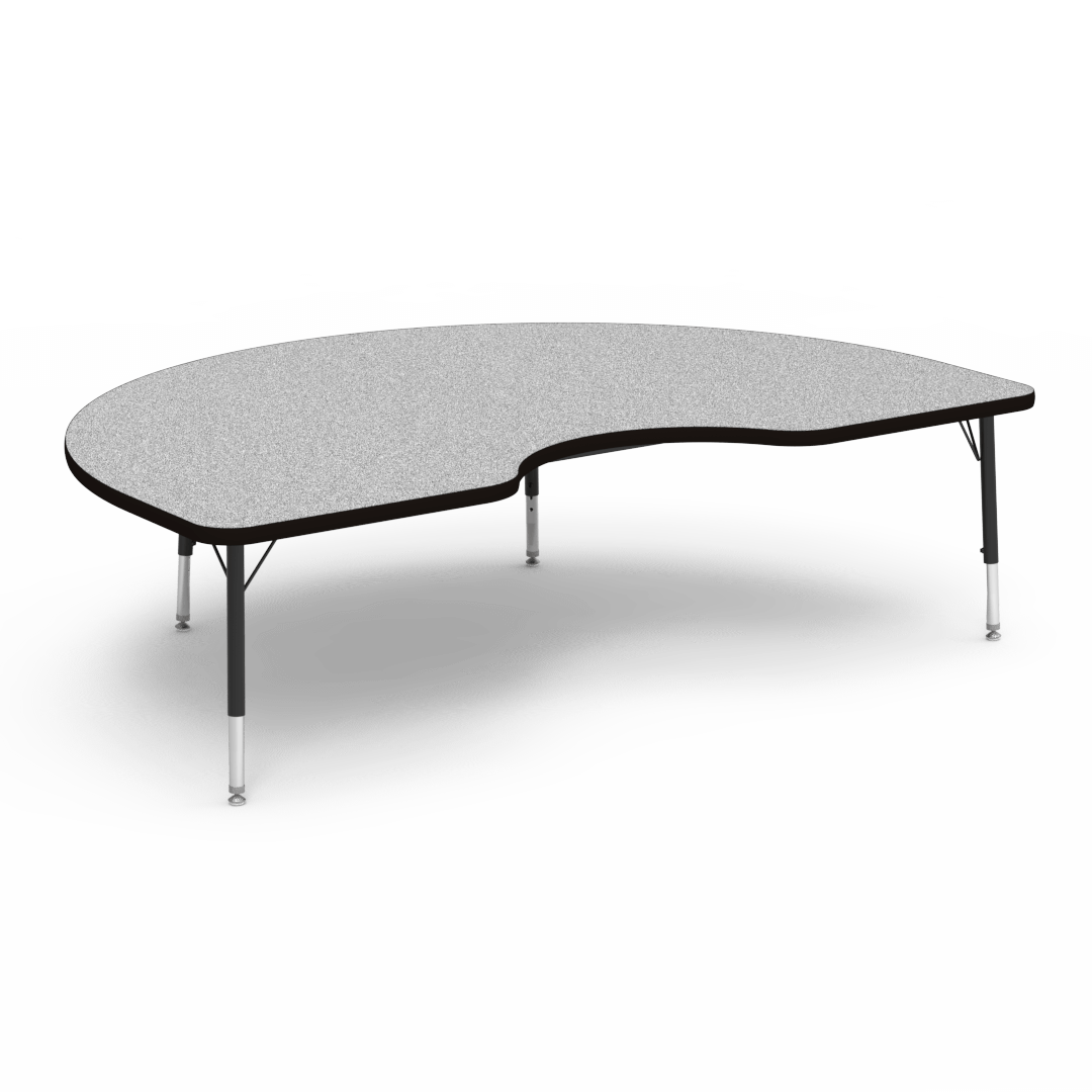 Virco 4000 Series 48" x 72" Kidney Table