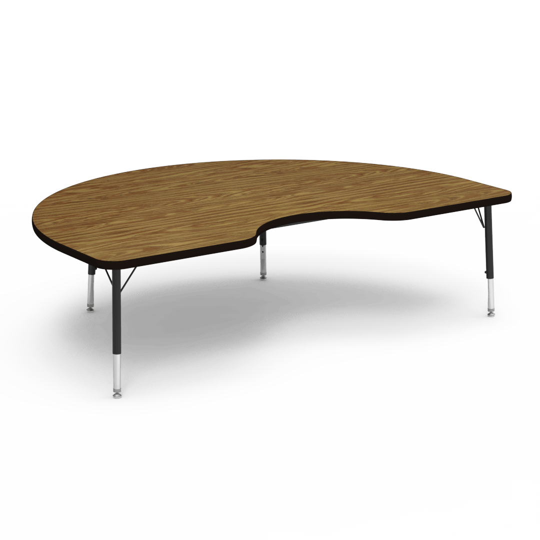 Virco 4000 Series 48" x 72" Kidney Table