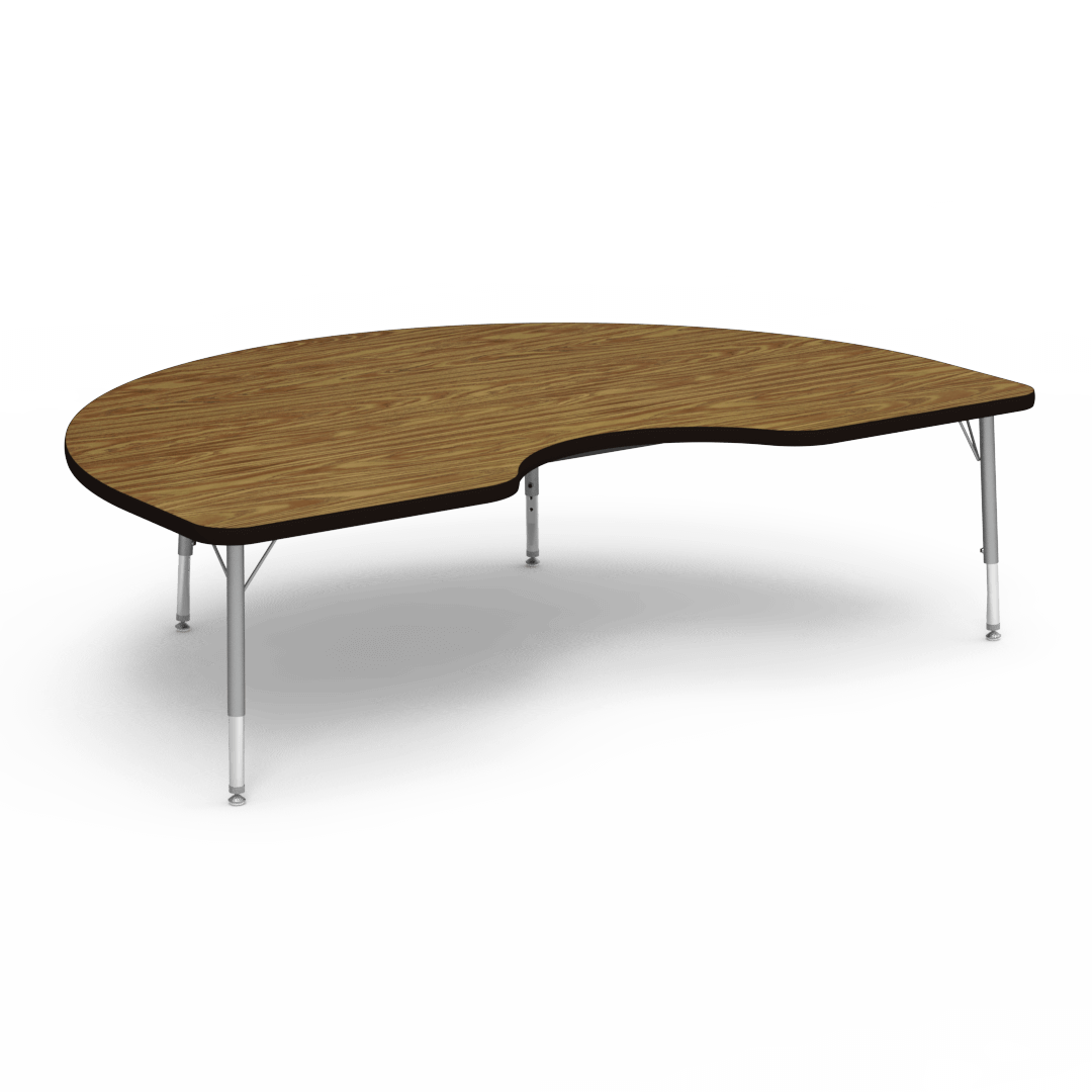 Virco 4000 Series 48" x 72" Kidney Table