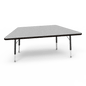 Virco 4000 Series 30" x 60" Trapezoid Table