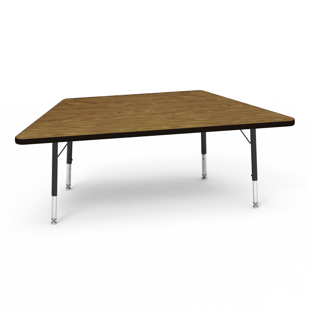 Virco 4000 Series 30" x 60" Trapezoid Table