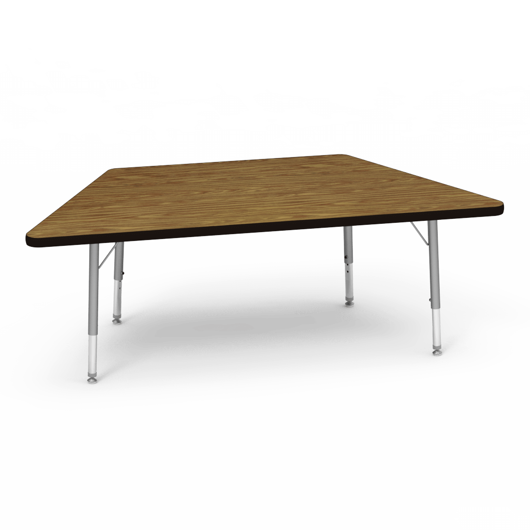 Virco 4000 Series 30" x 60" Trapezoid Table