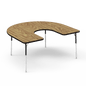 Virco 4000 Series 60" x 66" Horseshoe Table