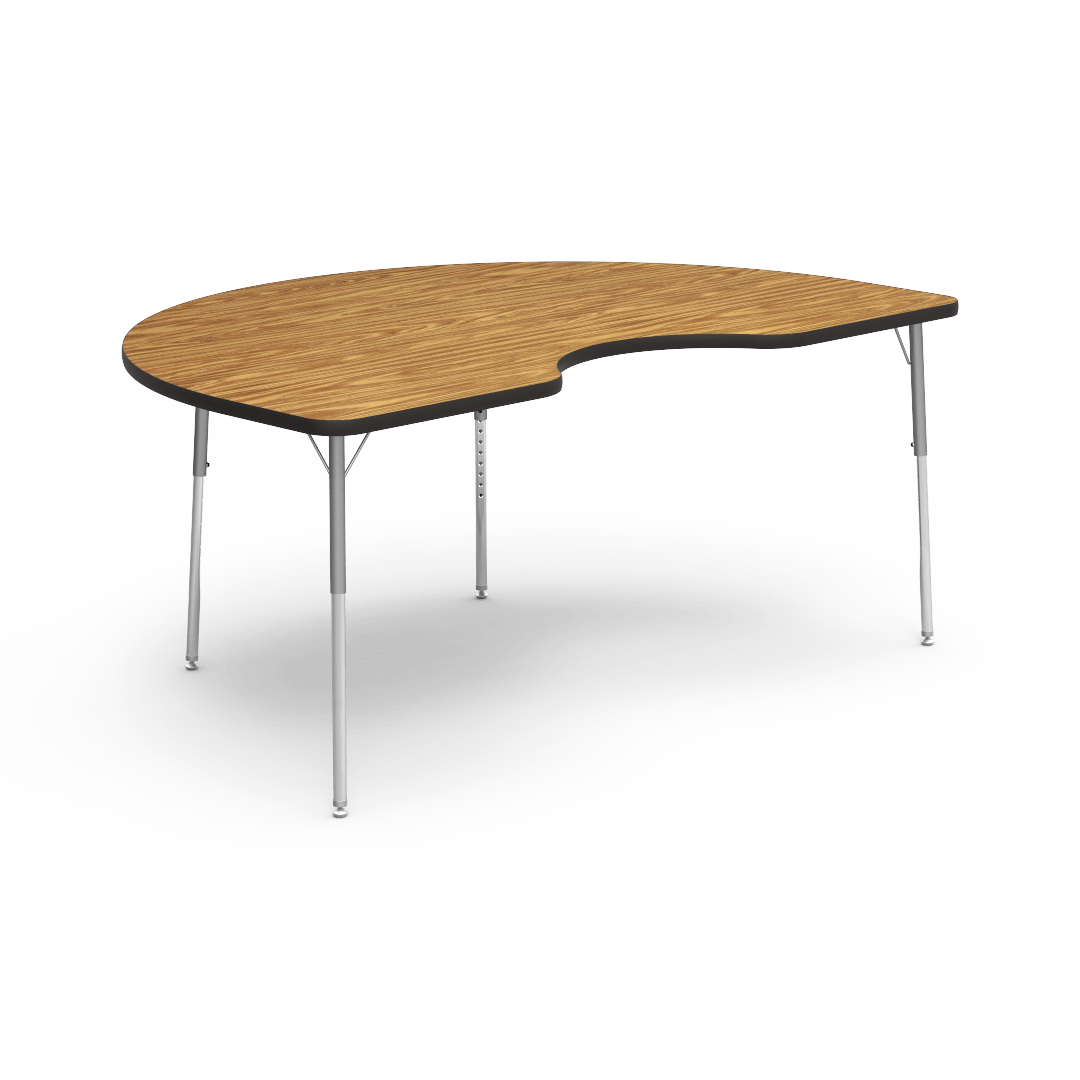 Virco 4000 Series 48" x 72" Kidney Table