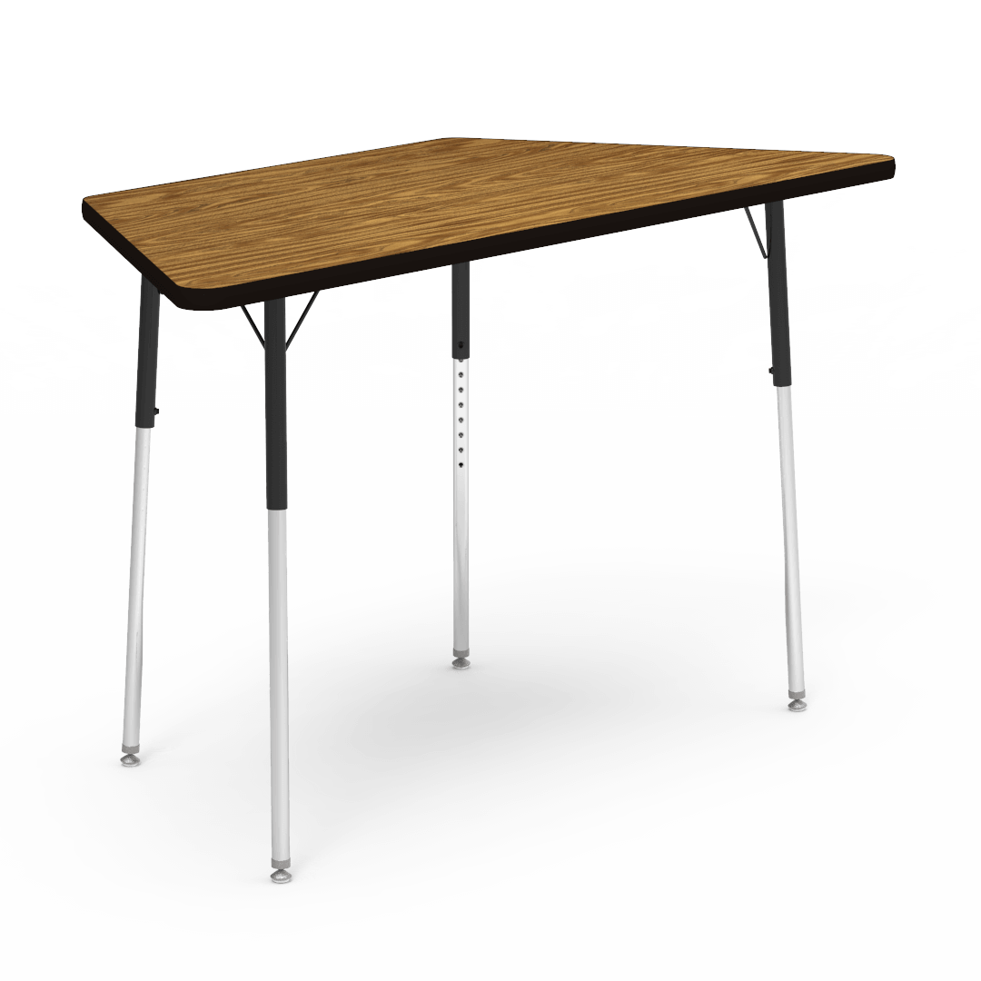 Virco 4000 Series 30" x 60" Trapezoid Table
