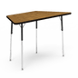 Virco 4000 Series 30" x 60" Trapezoid Table