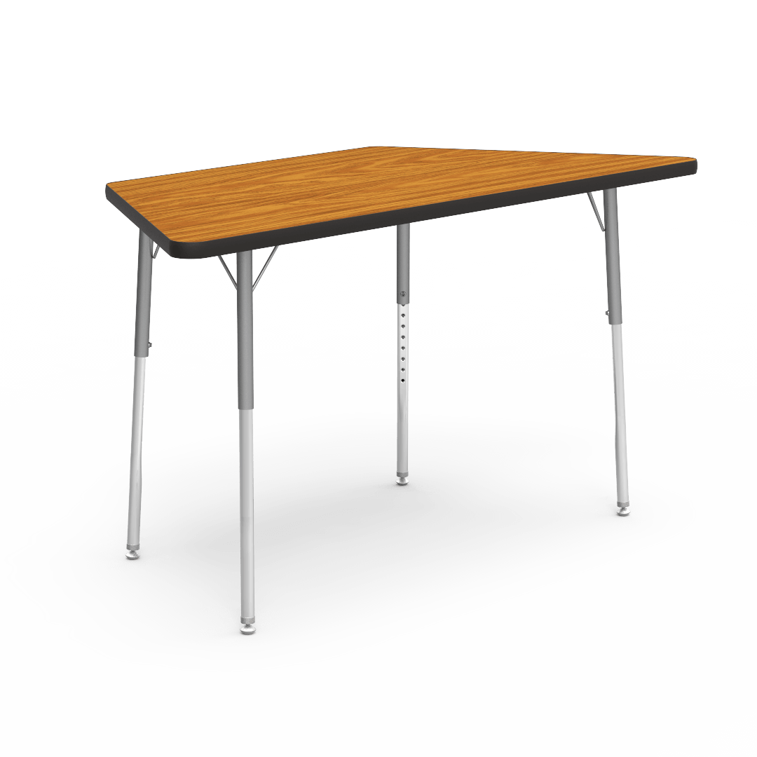 Virco 4000 Series 30" x 60" Trapezoid Table