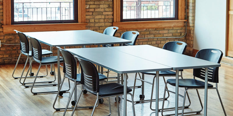 Tables and chairs
